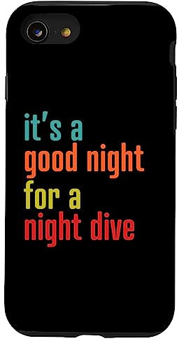 Custodia per iPhone SE (2020) / 7 / 8 Attrezzatura subacquea per subacquei - Buona notte per le immersioni subacquee