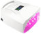 UV Nail Lamp, LED UV Nail Lamp High Power 96W Rechargeable Nail Lamp UV LED Nail Dryer Red Light Beads for Curing Polish Nail Manicure Electric Acetone Protect(Bianco)