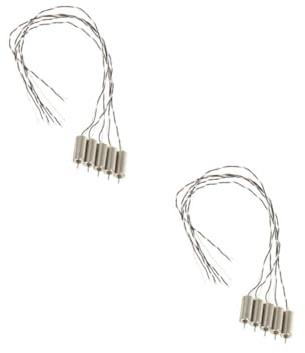 HOMSFOU 2 Ensembles Moteurs Micro Électriques Pour Modèles Avion Moteurs Brossés Avec Résistance À Haute Température Facile À Installer Pour Projets De 5 Pièces * 2