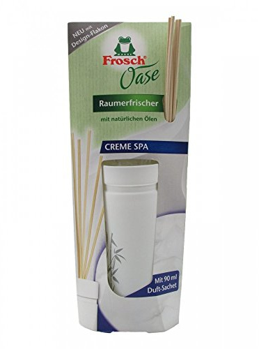 Frosch Oase Raumerfrischer Creme Spa, Raumduft mit verwöhnender Spa-Note, Design-Flakon, 1er Pack (1 x 90 ml)