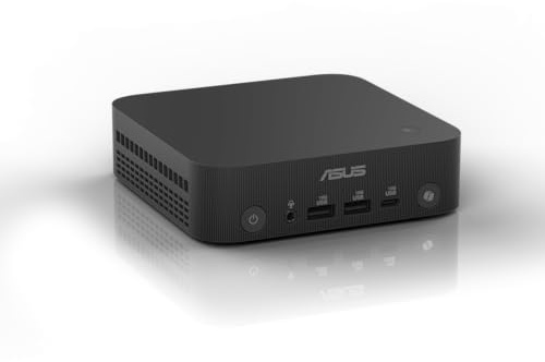 ASUS ExpertCenter PN54 Barebone Mini PC with AMD RyzenTM AI 5 340 Processor, DDR5 RAM, Dual Storage Design, WiFi 7 & BT 5.4, Voice Command, Toolless Chassis Access, USB-C, Hardware TPM, & VESA Mount