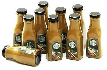 Lot de 10 bouteilles miniatures jaunes pour maison de poupée, accessoires décoratifs pour café, échelle 1:12