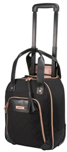 Cabin Max Vela Carry On Sac fourre-tout sous le siège, Noir , 40 x 30 x 20cm, Trolley