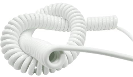 Cavo retrattile a molla Cavo elettrico a spirale a 4 nuclei 28AWG 0,1 mm2 PU termoretraibile elasticizzato 1-10 metri(Stretch 2 Meters)