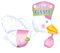 Amscan 07026 01 - Multi-Ballon Folienballon It's a Girl Storch, Luftballon, Heliumballon, Geburt, Nachwuchs