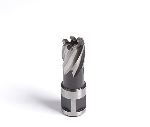 Evolution Power Tools Long Series Broaching Cutter For Magnetic Drill Universal Fitting Mag Drilling Bit 25mm Length x 21 mm Diameter, Silber