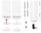 Bose 802171-0020 Soundbar Wall Bracket - Arctic White