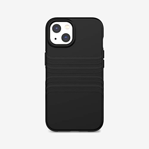 Tech21 Evo Tactile for iPhone 13 – Grippy Phone Case with Great Connections and 16ft Multi-Drop Protection Black
