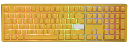 Ducky One 3 Yellow Gaming Tastatur, RGB LED - MX-Black (US)