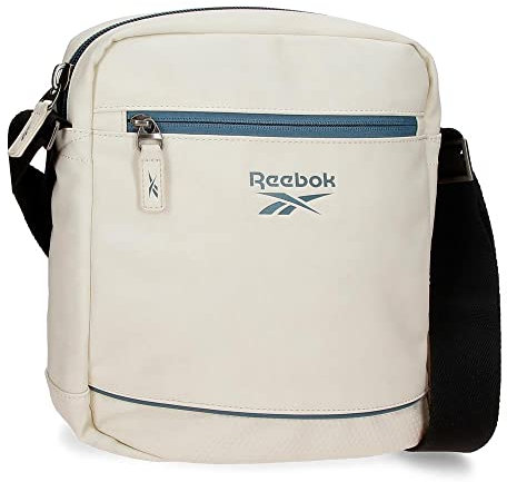 Reebok Cincinati Bandolera portatablet Blanco 23x27x7 cms Piel sintética
