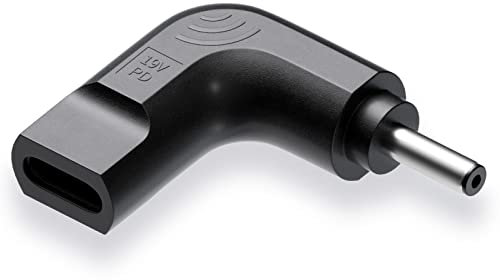 QYD Adaptador USB-C a DC 4.0 * 1.35mm, PD Adaptador USB C Hembra a 19V DC Macho Convertidor Cargador para ASUS VivoBook Zenbook Transformer Book Ordenador Portátil