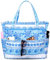 LEDAOU Strandtasche, wasserdicht, sanddicht, für Damen, Pooltasche mit Reißverschluss, für Fitnessstudio, Lebensmittel, Reisen, mit Nassfach, Blauer Schildkröten-Stern, Large