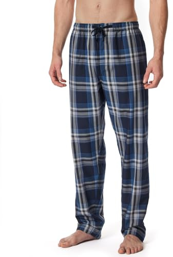 Schiesser Herren Schlafhose Lang Web - Mix + Relax - Organic Cotton Pyjamaunterteil (1er Pack)
