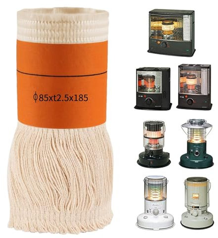 Lot de 3 mèches de rechange pour poêle à pétrole, au kérosène - Mèche de rechange pour lampes à pétrole - Mèche au kérosène - Mèche pour lampes à pétrole - Pour chauffage de tente de camping