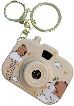 ERRORY Creative Capybaras Projection Camera Keychain With Built In Miniature Projector For Adults And Anime Enthusiasts