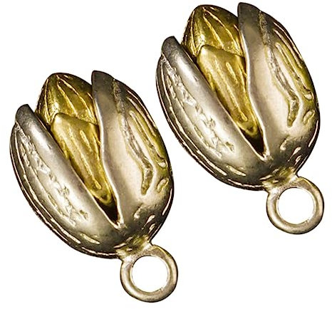 BESTYASH Kupfer Pistazien Schlüsselanhänger Anhänger Satz Kreative Handarbeit Dekorativer Autoschlüssel Schmuck Zarter Anhänger Mit Feiner Verarbeitung Geschenkidee