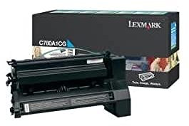 Lexmark C780A1CG C782, X782e Tonerkartusche 6.000 Seiten Rückgabe, cyan