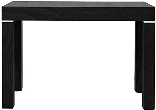 KONTE.DESIGN Consolle allungabile SORRENTO in legno marrone wengè, 90 x 50 x 75 cm