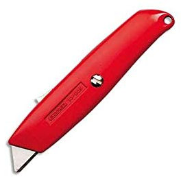 Cutter de sécurité en métal STANLEY 99E, à lame trapèze rétractable