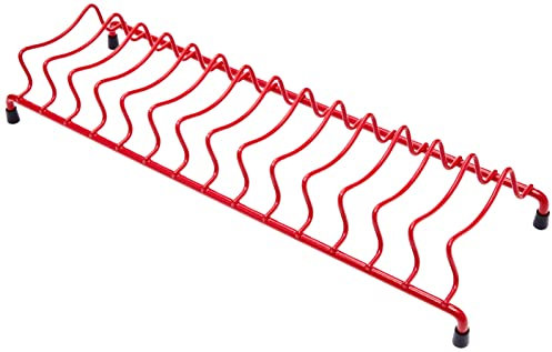 Delfinware Plate Rack, Red