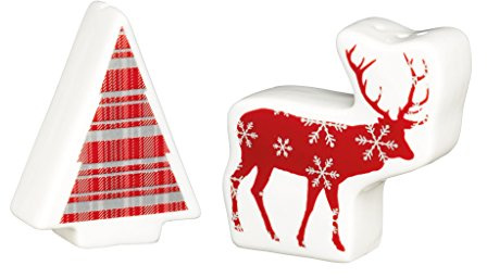 KitchenCraft We Love Christmas Novelty Salt and Pepper Shakers