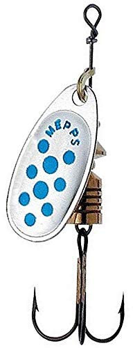 MEPPS - Cucchiaio Comet Argento a Punti Blu T2 da 1