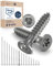 200x Vis à bois tête fraisée en Acier inoxydable Torx V2A vis inox 5x55 pour panneaux d'aggloméré Bois Filetage partiel 5mm fort 55mm long 200 pièce en acier A2
