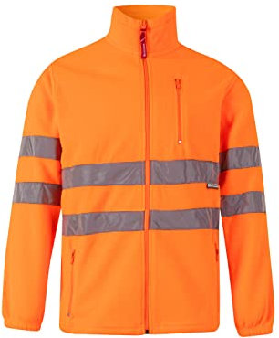Velilla 181 19 3XL - Giacca in pile ad alta visibilità, colore: arancione fluo, taglia 3XL