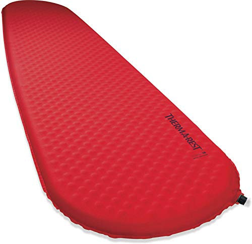 Therm-a-Rest Prolite Plus Selbstaufblasende Isomatte für Camping und Rucksackreisen, klein – 50,8 x 129,9 cm, Flügelverschlussventil, Cayenne