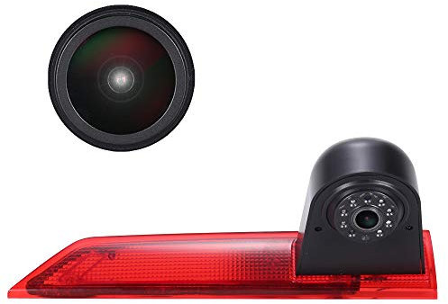 HD 1280 x 720 Pixels 1000TV Lines Auto Top Mount Third 3. Brake Bremsleuchte Kamera Bremslicht Rückfahrkamera Wasserdicht für Ford Transit Custom 2012-2016 Transporter Business MPV SUV Bus