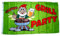 Fahne/Flagge Grillparty Gartenzwerg 90 x 150 cm