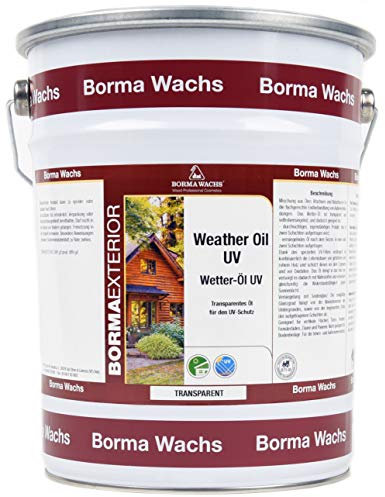 UV Wetter-Schütz-Öl für das Holz im Außenbereich Transparent (5 Liter)
