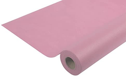 Pronappe Tischdecke R785051I Einweg-Tischdecke aus Spunbond-Vlies Länge 50m Breite 1,20m (pro Rolle) Farbe Puderrosa Reißfestes, wasserabweisendes und abwischbares Gewebe