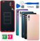Eonpam Vitre Arrière pour Huawei P20 Pro Origine Couvercle Batterie Remplacement avec Lentille de Caméra + Kit Réparation (Rose)