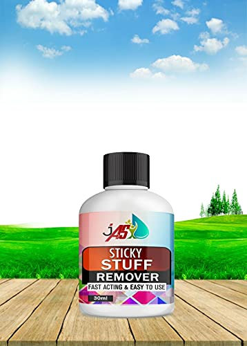 Sticky Stuff Remover Label Residue Chewing Gum Tar Sticker Price Tags Tape Gum (30ML CAP)