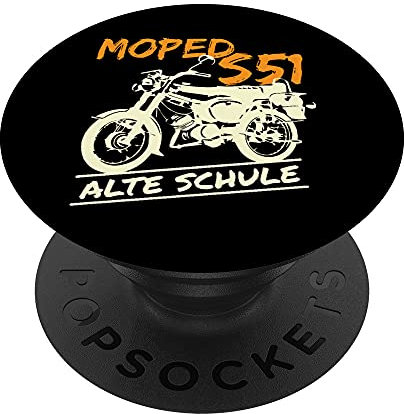 Alte Schule Simson S51 Fanartikel Moped PopSockets Klebender PopGrip