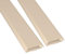 D-Line, Canaletas, Cubierta para Cables de TV en Paredes, Se Puede Pintar, Autoadhesiva, Diseño de una Pieza articulado – 60 mm (Ancho) x 15 mm (Alto) x 400 mm de Longitud – Color Magnolia