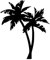 ALANZE 2 Stücke Auto Aufkleber Palme Vinyl Aufkleber Tropische Vinyl Aufkleber Auto Autoscooter Fenster Körper Dekoration Aufkleber, 20 cm * 15 cm Laptop Koffer LKW Zubehör Auto Aufkleber