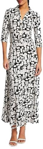 Morgan Femme 231-rlilo Robe, Off White / Noir, 40 EU