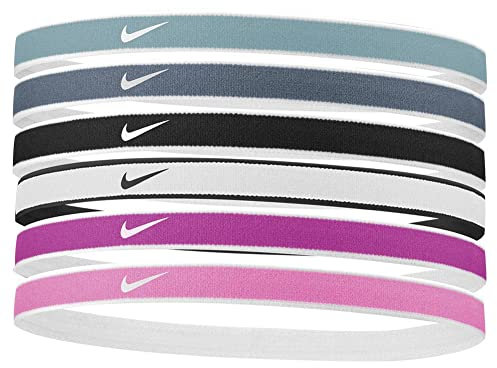 Nike Unisex – Erwachsene Swoosh Sport Headbands StirnBND, Ocean Bliss/Noise Aqua/Black, one Size
