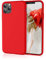 HiiVeet Silicone Case Compatible with iPhone 11 Pro Max Case 6.5 Inch, Soft Ultra Slim Protective Shockproof Liquid Silicone Phone Case with Anti-Scratch Microfiber Lining,Red