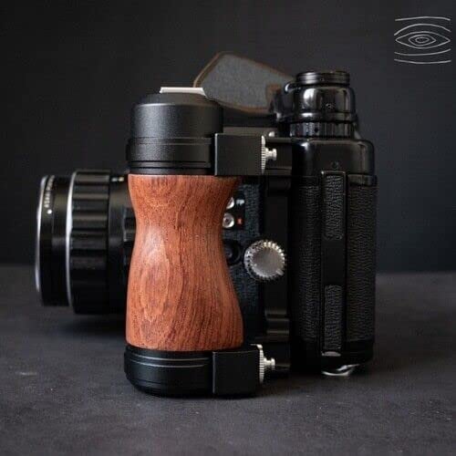 Wood Camera Hand Grip For Pentax 67 6X7 6 * 7 Left hand Handle Holder (Rosewood)