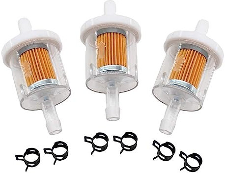 Kraftstofffilter Benzinfilter passend für Aufsitzmäher Rasentraktor Motoren Briggs & Stratton 493629 691035 AM108356 Tecumseh 34279A