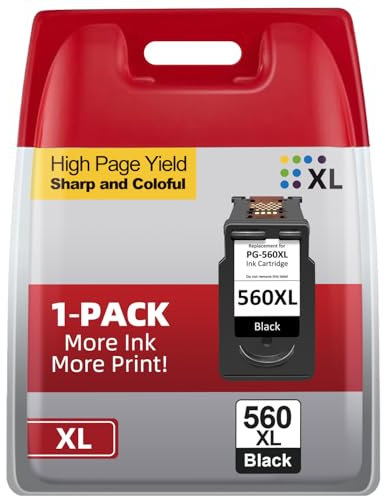 Firstoner 560 XL Tinte Patronen, PG 560 XL Druckerpatronen Schwarz Ersatz für Druckerpatronen 560 für Pixma TS5350 TS5350a TS5350i TS5351 TS5351a TS5352 TS5352a TS5353 TS7450 TS7450a TS7451 TS7451a