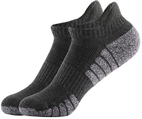 Calcetines calefactables para hombre se pueden personalizar. Zapatos deportivos casuales para niños Zapatillas Calcetines Mujer Negro Brillo, gris oscuro, L