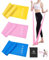 Victoper Resistance Bands Set - 3 Levels, Elastic Bands for Men & Women - Pilates, Stretch & Yoga