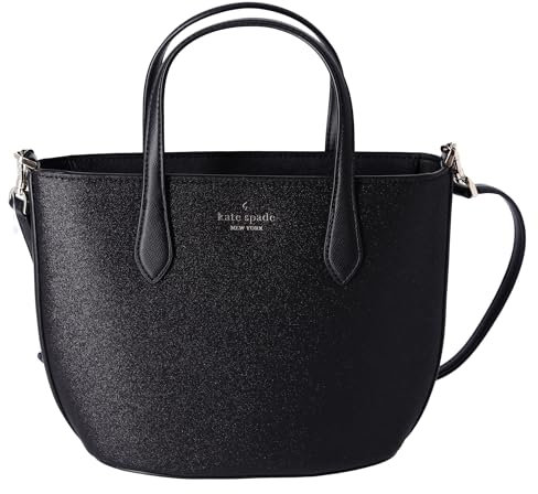 Kate Spade New York Kate Spade Glitter Glimmer Kleine Umhängetasche mit Reißverschluss, Schwarz