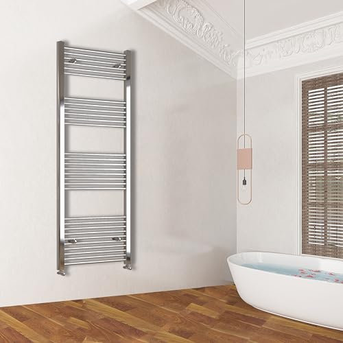 1800x400mm(HxW) Chrome Straight Central Heating Towel Rail HeatingTowel Radiator