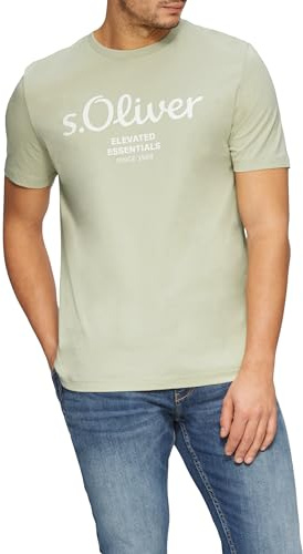 s.Oliver T-Shirt aus Baumwolle mit Label-Print