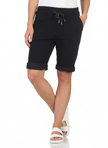 simaranda Damen Bermuda Kurze Hose Shorts für den Strand Sweatpants Sommerhose 8130